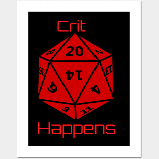 Crit Happens Posters and Art